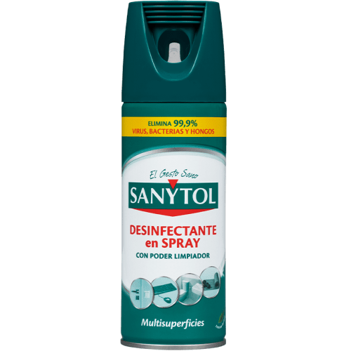 Quitaolor desinfectante sanytol para textil con pulverizador bote de 500 ml  87703