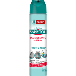 Spray Desinfectante Tejidos y Hogar