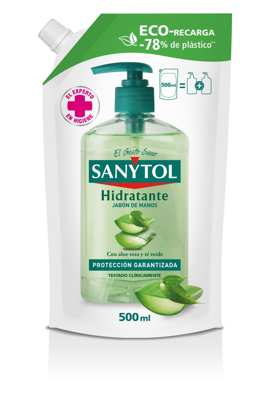Eco-recarga jabón de manos hidratante 500ml